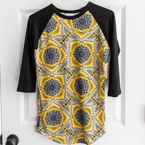 NWT Lularoe Randy Baseball Tee